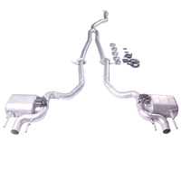 Convient pour Lexus RC 200t RC 300 ASC10 2.0T Turbo 2019, échappement arrière central, double silencieux, double valve, sortie quadruple T304