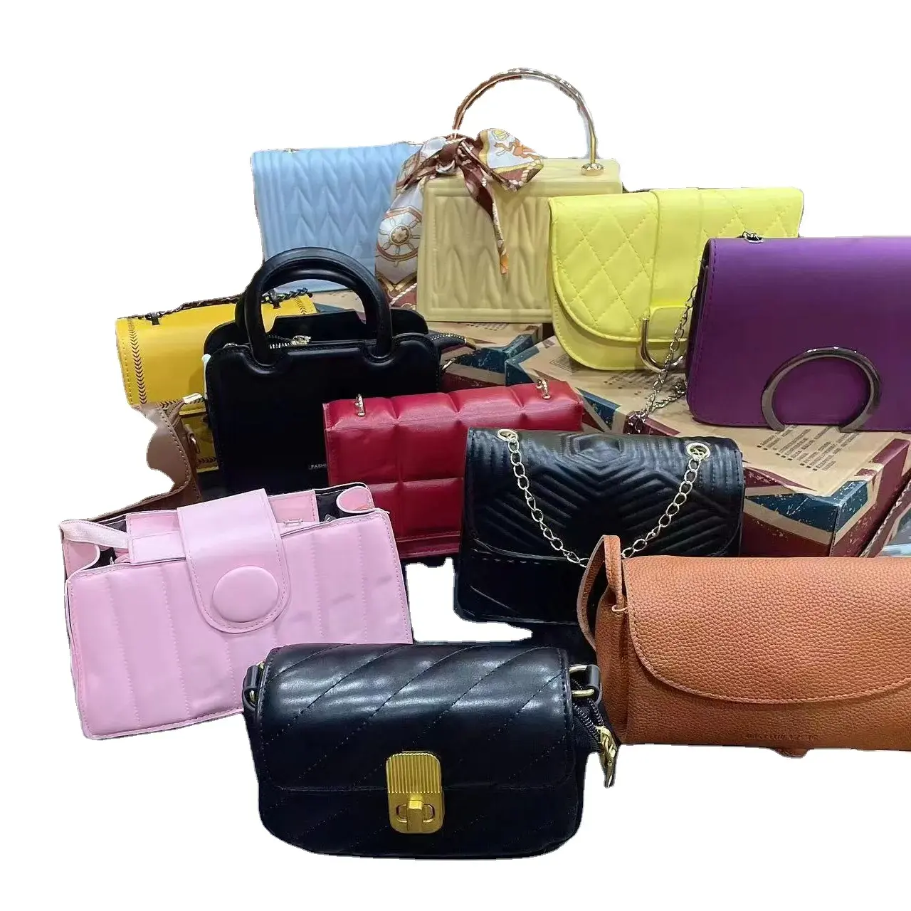 YF 2024 NEW Popular Low Price Bulk Wholesale 90% Clean New, Fashion Bale Bags For Used Clothing Stylish women's bag