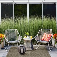 Nouveau design de meubles de patio, ensemble table basse et chaises, chaise de jardin et de loisirs, ensemble table ronde