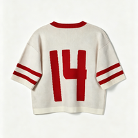 Pull en tricot personnalisé OEM/ODM pour hommes, nouvelle mode, logo brodé, pull à manches courtes pour hommes, pull à col en V pour hommes