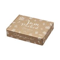 Venta al por mayor de papel corrugado ecológico logotipo personalizado impreso A9 e-flauta envío correo cajas de embalaje