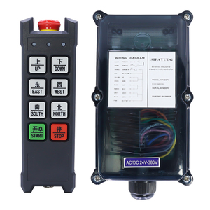 International Standards 6 Keys Single Speed Waterproof Chain Electric Hoist Industrial Wireless Remote Control - Product Image 2