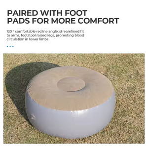 Hiện Đại Mát Tính Năng Inflatable Lười Biếng Ghế Sofa Beanbag Phòng Chờ Làm Mát Ngoài Trời Phòng Khách Không Khí Ghế Sofa Bộ - Product Image 2