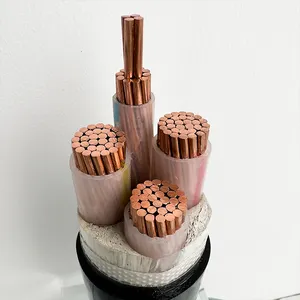 Wholesale Copper conductor 3+1 Cores 150mm 70mm XLPE Insulated Cable Steel Strip Armored Sheathed Power Cable