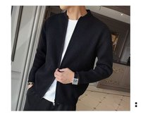 Cardigan tricoté européen pour homme, coupe ajustée, chaud, best-seller transfrontalier, vente en gros usine