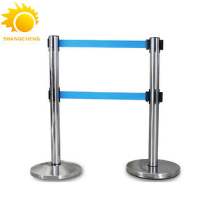 Prezzo all'ingrosso folla barriera di controllo retrattile cintura asta di coda in acciaio inox Post <span class=keywords><strong>Stanchion</strong></span> Post per il centro commerciale - Product Image 4