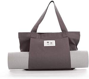 Sac en toile de yoga robuste de grande capacité en toile avec logo personnalisé sac fourre-tout multifonctionnel - Product Image 3