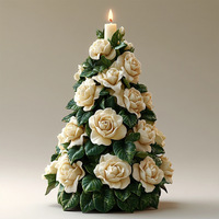 Neue Ideen Weihnachtsbaum 3D Silikon-Kerzenform für DIY Aromatherapie Wachskerzen Seifenform Heimdekoration