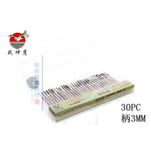 Diamond Grinding Needles 30pc 3mm Handle For Stone Gemstone Ceramic Glass Polishing <b>Tools</b> - Product Image 1