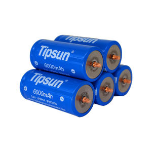 Pilas de batería Tipsun 32650 LiFePO4 3,2 V 6000mAh 32700 LiFePO4 con tornillos para farola solar - Product Image 3