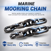 Chaîne d'ancrage à maillons galvanisés à chaud de haute qualité, grade U2 U3, 11-164 mm, avec certification CCS pour navires maritimes
