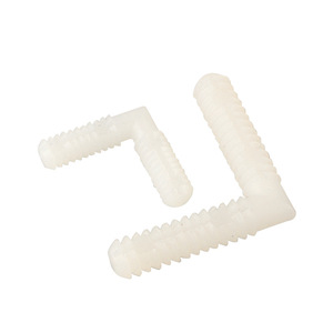 L-Shaped Connector <b>Plastic</b> Furniture <b>Corner</b> <b>Bracket</b> Concealed Shelf Support Easy Installation Injection Molding - Product Image 1