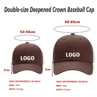 Casquette de baseball en sergé de coton non structurée à 6 panneaux avec logo personnalisé, visière incurvée, effet délavé, style Dad Hat, boucle métallique, vente en gros