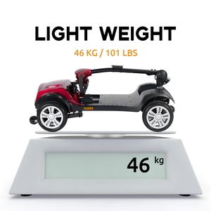 Scooter de mobilité électrique à 4 roues, pour personnes âgées, scooter de mobilité électrique pliable motorisé pour personnes âgées et handicapées - Product Image 4