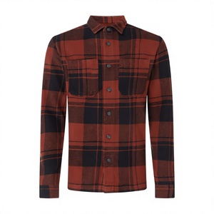 เสื้อเชิ้ตผู้ชายลายทาง รุ่นใหม่ล่าสุด ผ้าวูลฟลานเนล 100% ป้องกันรอยยับ ระบายอากาศได้ดี เนื้อผ้านุ่ม แขนยาว เหมาะสำหรับใส่กิจกรรมกลางแจ้ง - Product Image 1