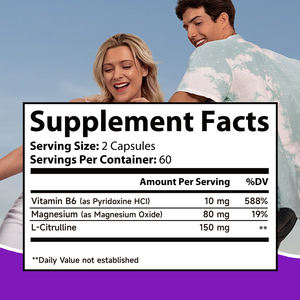 Capsules Premium Energy-Elite L-<span class=keywords><strong>citrulline</strong></span> magnésium halal/casher de qualité alimentaire certifiée santé pour une vitalité holistique quotidienne - Product Image 4