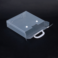 Caja de regalo de plástico transparente personalizada fabricada con materiales reciclados, caja de acetato de vinilo PVC PET RPET, caja de plástico transparente pequeña
