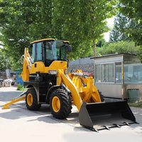 Chargeur sur chenilles 4x4 avec fixation pour chargeuse-pelleteuse