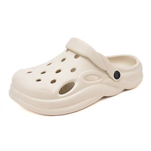 गर्म ग्रीष्मकालीन समुद्र तट जूते पुरुषों महिलाओं को सांस लेने योग्य आराम फैशन प्रवृत्ति एवा क्लोज बोउ ठोस रंग गोल पैर पैर के बगीचे - Product Image 1