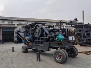 Broyeur de carrière, Broyeur mobile de mâchoire de gravier de calcaire de granit, Usine Prix Agrégat Rock Crushing Plant - Product Image 6