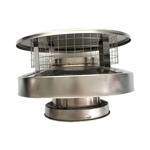 Sombrero de chimenea de lluvia de doble pared de 5 o 6 pulgadas moderno <span class=keywords><strong>para</strong></span> estufa Chimenea de madera - Product Image 5