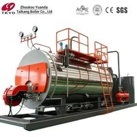 Chaudière à vapeur horizontale à tubes de feu basse pression, personnalisable pour l'industrie, automatique, 1 à 10 tonnes, à gaz, pour chauffage central, nouvelle génération, à économie d'énergie