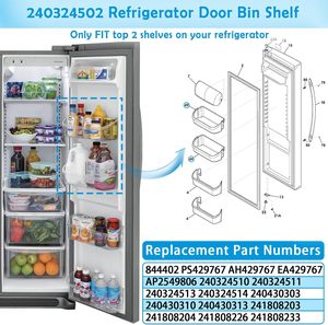240324502 Remplacement de l'étagère du bac de porte du réfrigérateur Compatible avec Frigidaire Ken-more <span class=keywords><strong>Electrolux</strong></span> Bin 844402 - Product Image 5