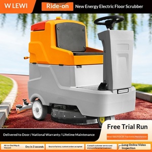 Small Washing Truck Professional Restaurant Hospital Warehouse Industrial Washing Machine Floor Cleaning Machine <b>Ride</b>-<b>on</b> - Product Image 1