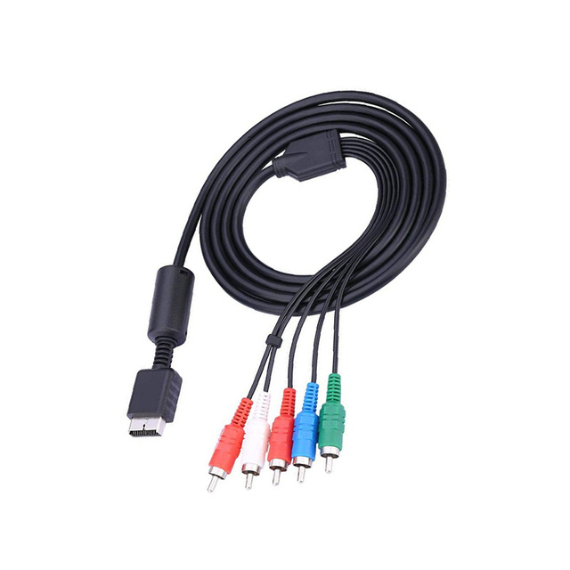 1.8m RCA AV Audio Video Component Composite Cable for PS1 PS2 PS3