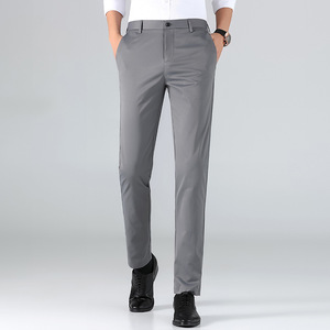 Pantaloni da Completo da Uomo in Corduroy a Vita Alta con Tasche, Vestibilità Regolare, Ecologici e Leggeri - Product Image 4