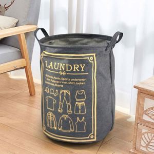 Bathroom Storage Basket Foldable Laundry Basket Modern Design Storage Basket Non-Woven Fabric Bathroom Basket Durable Modern - Product Image 2
