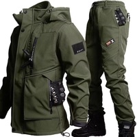 Sweat à capuche tactique décontracté pour homme, en toile respirante et écologique, coupe-vent et imperméable, idéal pour la chasse et la pêche