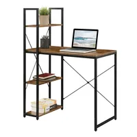 Bureau d'étude moderne en bois, très demandé, avec fonction assis-debout et étagère, couleur personnalisable