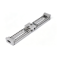 Base de module linéaire usinée CNC en acier inoxydable/aluminium pour équipement semi-conducteur, module linéaire sous vide haute précision percé