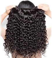 Extensiones de Cabello Virgen Chino Remy 100% Pre-Adheridas de 15A, Doble Trama, Sin Procesar, Tejido Rápido, Color Natural Húmedo para Mujer