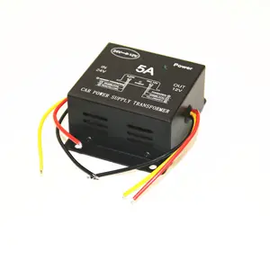 DC/DC转换器24v至12V 5A用于车辆使用输入24v输出12v汽车电源变压器