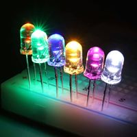 Nouveau kit de diodes LED ODM PENPOS 3 mm/5 mm, ampoules lumineuses, composants électroniques, diodes électroluminescentes, pièces