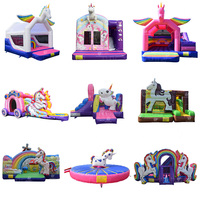 Château gonflable commercial intérieur et extérieur personnalisé avec toboggan et aire de saut pour enfants