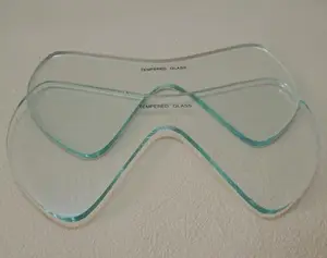 Fabrika özel temperli cam dalış lensler miyopi hipermetrop su geçirmez ve anti sis dalış cam lens