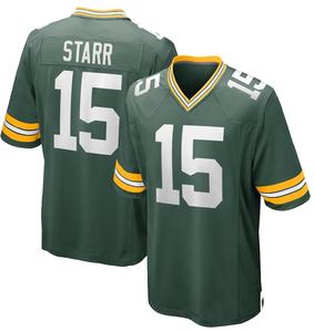 Männer Jugend Frauen 10 Jorda-n Liebe 8 Josh Jacobs 15 Bart Starr 12Aaron Rodgersand so weiter genähtes American Football Trikot - Product Image 4