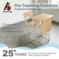 Meubles d'école modernes, bureau et chaise pour étudiants avec hauteur réglable, design durable pour chambre à coucher, salon, bureau à domicile