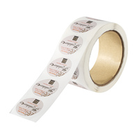 Étiquettes personnalisées en vinyle autocollant PET, papier synthétique imperméable, découpées à la forme, pour bocaux alimentaires, bouteilles, emballages cadeaux
