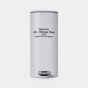 Cestino per Rifiuti Newicon 30 L in Acciaio Inox con Pedale Anti-Impronta - Product Image 2