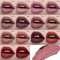 Échantillon gratuit Pudaier, 26 couleurs de rouge à lèvres mat velouté, permanent, de haute qualité, marque privée, longue durée, maquillage pour les lèvres végétalien