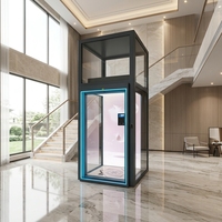 Porte de palier d'ascenseur d'appartement QM à fonctionnement fluide, moderne, en acier inoxydable brossé 304, à battant unique, avec affichage LOP