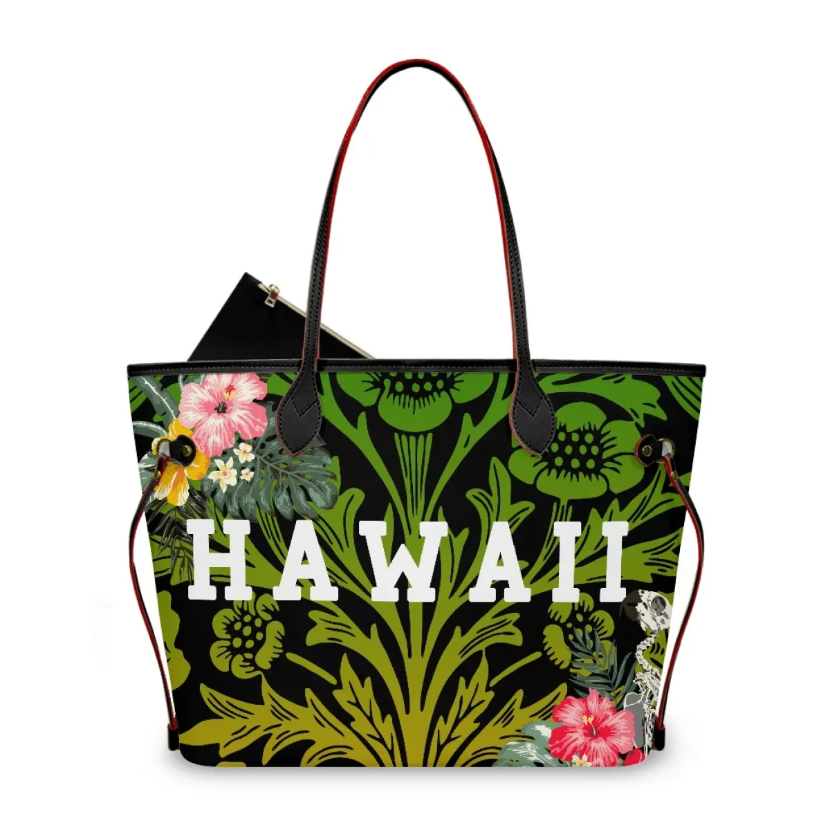 Nouveau design de sacs à bandoulière tribaux polynésiens sacs fourre-tout en cuir artificiel d'Hawaii personnalisés et imperméables pour femmes grand sac de luxe pour faire la navette