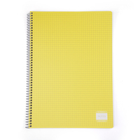 Carnet A5 à pages quadrillées, couverture personnalisable, logo et mise en page des pages adaptables, pour étudiants, bureau, brouillons, enregistrements et écriture