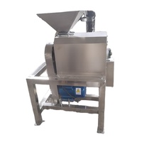 Industriële elektrische motor aangedreven pulpgrinder voor mango, rode dadel, groente en fruit, vleesseparator machine