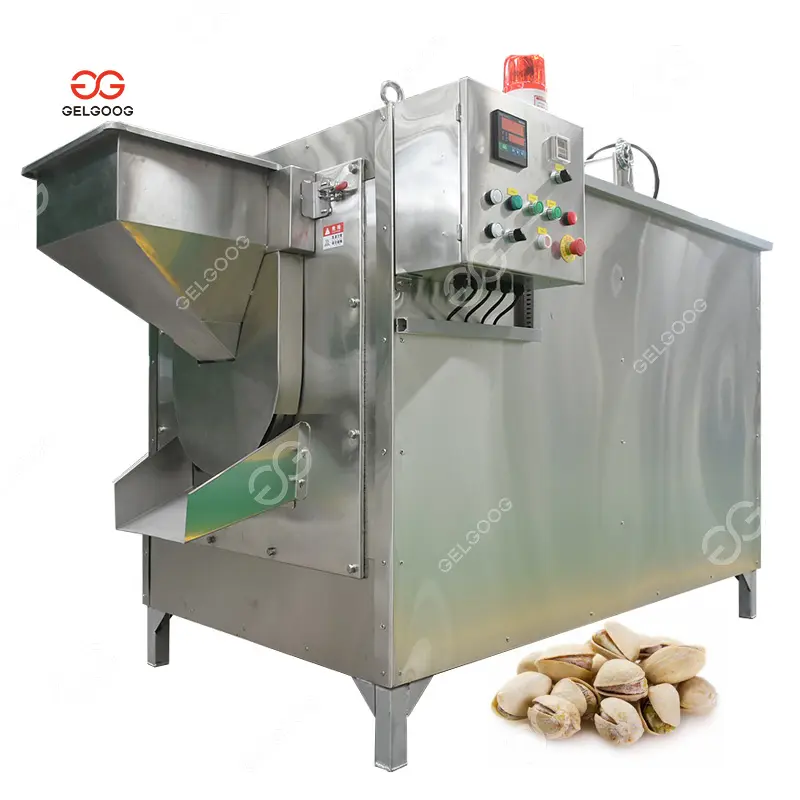 Gelgoog-Asador Industrial de 100Kg/Hr, máquina para asar Harina de especias, nueces de pistacho de grano, para Malt