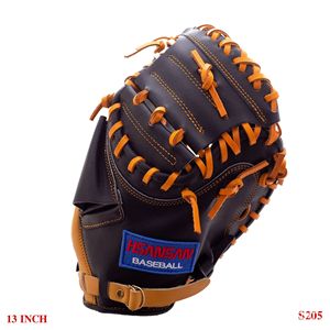 Gants de <span class=keywords><strong>baseball</strong></span> personnalisés en cuir de vachette pour gaucher, mitaines de receveur 13 pouces pour jeunes unisexes, <span class=keywords><strong>baseball</strong></span> et softball - Product Image 3